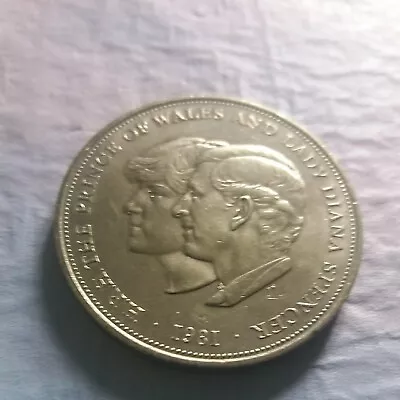 HRH The Prince Of Wales And Lady Diana Spencer 1981 Coin  • £1.45