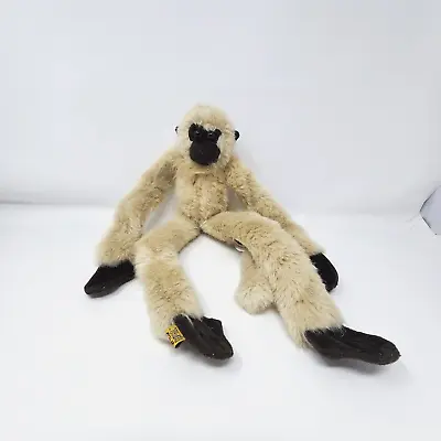 Wild Republic K&M Hanging Monkey Plush Toy Stuffed Animal Beige Tan 17  • $17.59