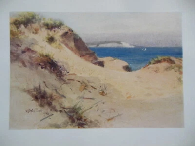 £7.99 • Buy Original 1909 HAMPSHIRE Print Isle Of Wight From Southbourne By Wilfrid Ball