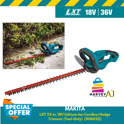 Makita XHU02Z 18V LXT Lithium-Ion Cordless Hedge Trimmer -Tool Only • $124.97