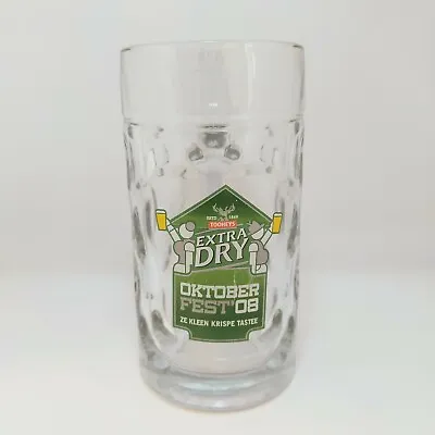 Oktoberfest Tooheys Extra Dry Clear Dimpled Beer Stein 0.5 Litre • $10