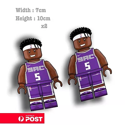 NBA Lego DE'AARON FOX SAC Basketball Player   Nike  Sticker  • $7