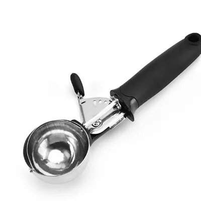 1x Stainless Steel Ice Cream Scoop Mash Potato Spoon Ball Scooper Kitchen Tool • £5.54