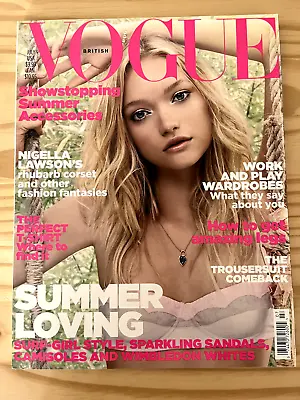 British Vogue Magazine UK Gemma Ward Cover - July 2006 • $20