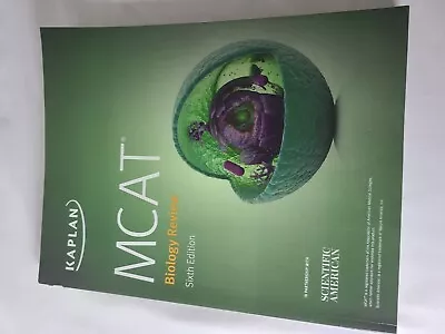 $15.31 • Buy Kaplan: MCAT Biology Review 6th Edition By Alexander Stone Macnow, Illustrated.
