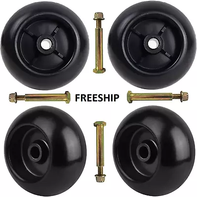 4 Riding Mower Deck Wheel Kit For 54  Cut Cub Cadet RZT50 RZT54 LT1050 SLT1554 • $37.16