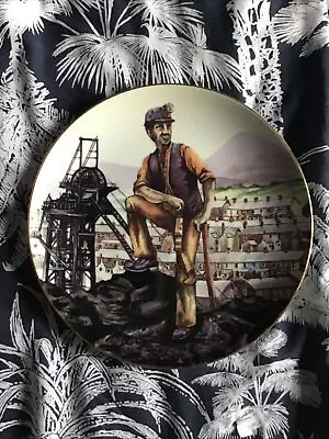 MINERS THEMED PIT PLATE (David Fisher) • £10