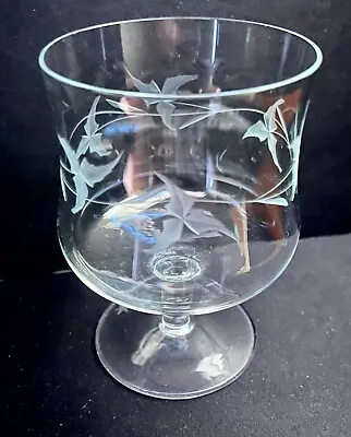 Six~1960's Rare AVITRA Crystal Shrimp Cocktail Chillers/Brandy • $24.95