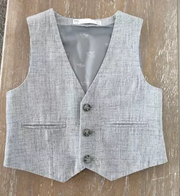 MARKS AND SPENCER Boys Waistcoat. Age 2 To 3 Year - Free Delivery • £4.50