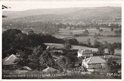 Postcard Gloucestershire Charlton Kings From Daisy Bank Leckhampton Real Photo • £5