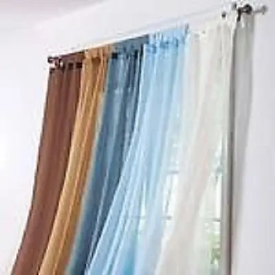 Tab Top Voile Panels-various Colours 48  To 90  Drop • £5.65