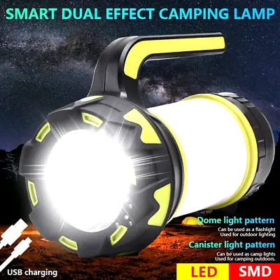 LED Camping Lantern USB Rechargeable Camping Tent Light Lamp Flashlight Portable • $19.99