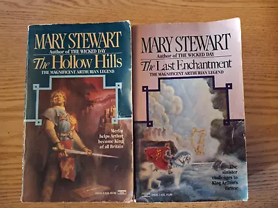 Mary Stewart Lot 2 Pbs Hollow Hills  And Last Enchantment SHIPS FREE • $11.99