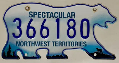 NORTHWEST TERRITORIES Polar Bear Canada License Plate NWT #366180 • $59.97
