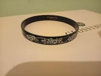 Vintage Signed Michaela Frey Enamel Bangle Floral Art Nouveau Style  • £7.95