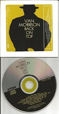 VAN MORRISON Back On Top SPECIAL PACKAGING & ARTWORK ADVNCE PROMO DJ CD 1999 • $24.99