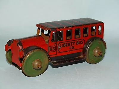 Liberty Bus Co. Tin Friction Toy Marx • $13.50