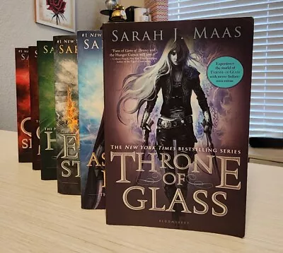 Fantasy Books - Throne Of Glass Series By Sarah J Maas • $265