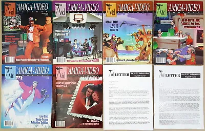 (13) AVID The Amiga-Video Journal Magazines ©1991-93 For Amiga Video Toaster VTU • $79.98