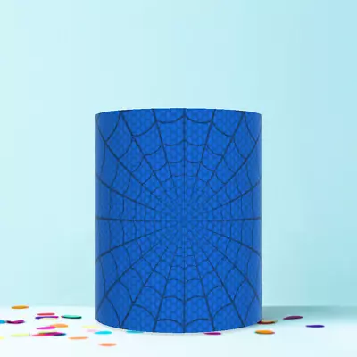 Spiderman Blue Web Wrap Around Edible Cake Topper Icing Sheet Decoration Wr182 • £5.89