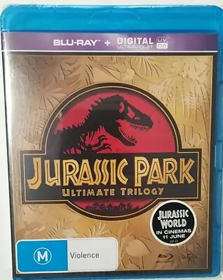 Jurassic Park - Ultimate Trilogy (Box Set Blu-ray 2015) • $17.95
