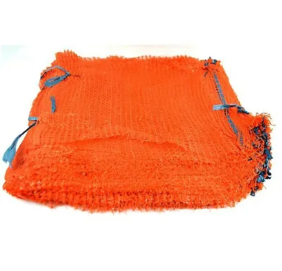 Net Sacks Vegetables Mesh Bags Logs Kindling Wood Carrot Onions Orange 15kg • £4.99