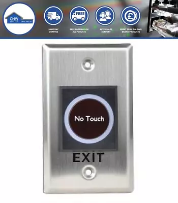 Norden Touchless Hands Free Infrared PTE RTE Exit Button Security Access Control • £9.99