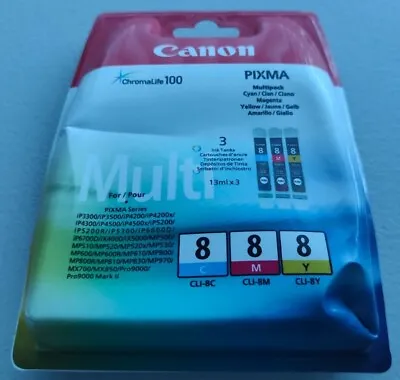 Canon PIXMA Multipack CLI-8C CLI-8M & CLI-8Y • £14.99