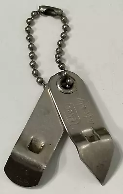 Vtg EKCO Safe Edge Folding Key Chain Beer Bottle Can Opener Church Key Barware • $9.99