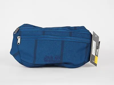 Jack Wolfskin Hokus Pokus Big Y D 8006391 Indigo Big Check Travel Waist Bag • £19