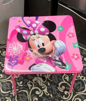 Minnie Mouse Washable Activity Pink Table  To Eat At Disney  • $30