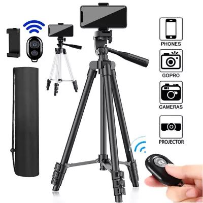 Stretchable Camera Tripod Stand Phone Holder For IPhone Samsung Sony+ Bag UK • £7.99