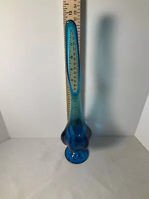 Blue Glass Viking Swung Vase • $60