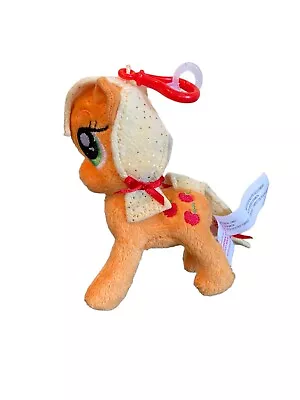 My Little Pony Applejack 2014 Hasbro Plush Keychain NWOT Glitter • $9.49