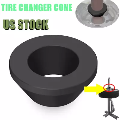 Black Manual Tire Changer Centering Cone For Truck Ultimate Car Billet Aluminum • $12.99