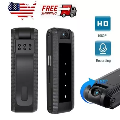 Mini Camera Camcorder 1080P HD Body Police Cam With Audio Video IR Night Cam US • $15.97