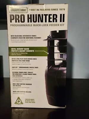 Moultrie Pro Hunter II Feeder Kit Black MFG-13448 New Sealed • $35.62