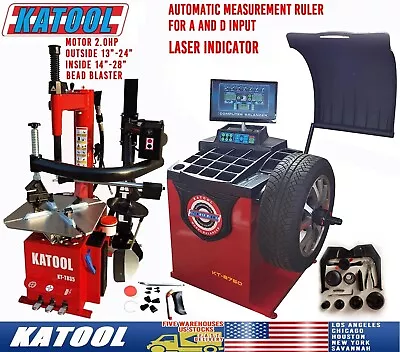 Katool Tire Changer KT835 Wheel Balancer KT-B750Garage Equipment Shop Tools • $2999