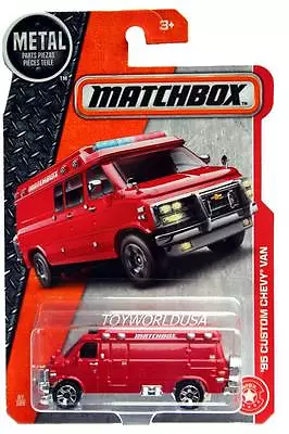 2017 Matchbox #87 '95 Custom Chevy Van With Dirt Bike • $5.25