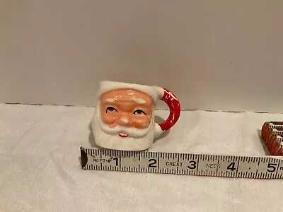 Vintage 1.5” Tall Santa Mug Made In Japan • $7.99