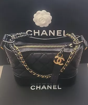 Chanel Gabrielle Small Hobo Handbag Authentic Full Set • $5900