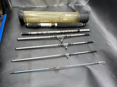 Daiwa Regal Silver 6 Piece Backpacking Travel Rod Model 6052 W Case • $36.90