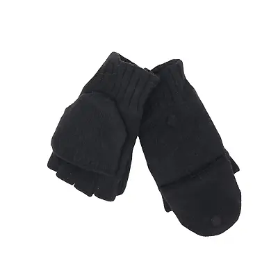 Ugg L52927 Mens Black Wool Knit Flip Magnetic Mittens Size L/XL • $67.15