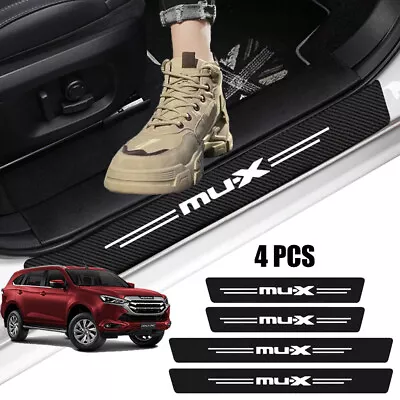 4X For Isuzu Mux Car Door Plate Sill Scuff Anti Scratch Decal Stickers Protector • $18.99