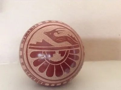 Vangie Tafaya Jemez Sgraffito Carved Water Serpet Pottery • $275