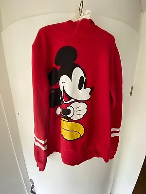H&M Girls Mickey Mouse Front And Back Print Hoodie Age 14 Years • £4