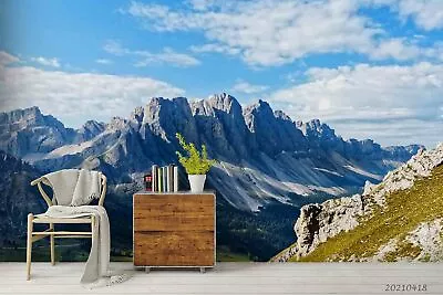 3D Cloud Mountain Sky Self-adhesive Removable Wallpaper Murals Wall 40 • $38.60