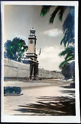 £1.91 • Buy 1940s Color RPPC, Arsenal Building And Clock Tower, Cartagena Navy Base, Spain 