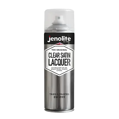 JENOLITE Clear Lacquer Aerosol | Available In Gloss Satin Matt & VHT | 500ml • £13.99