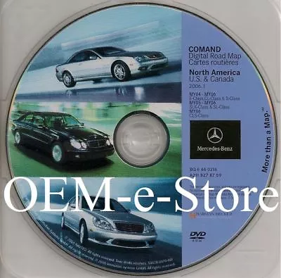 2005 2006 2007 Mercedes SL600 SL500 SL65 SL55 AMG Navigation DVD Map U.S Canada • $69